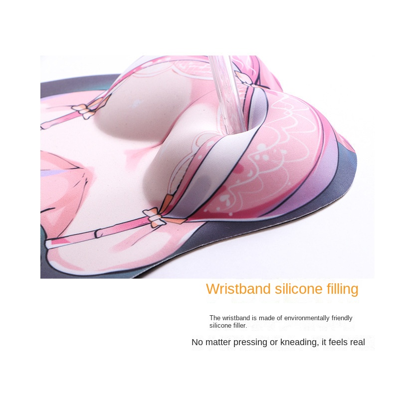 Miếng Lót Chuột Silicone Mềm Hình Yuanshen Game 3d