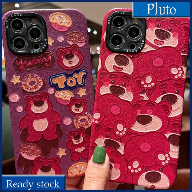 Ốp Điện Thoại Mềm Họa Tiết Gấu Hoạt Hình Mới Cho Iphone