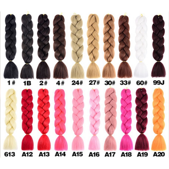 Dây Buộc Tóc Sợi Hóa Học Màu Trơn Cỡ Lớn Thời Trang Cho Nữ