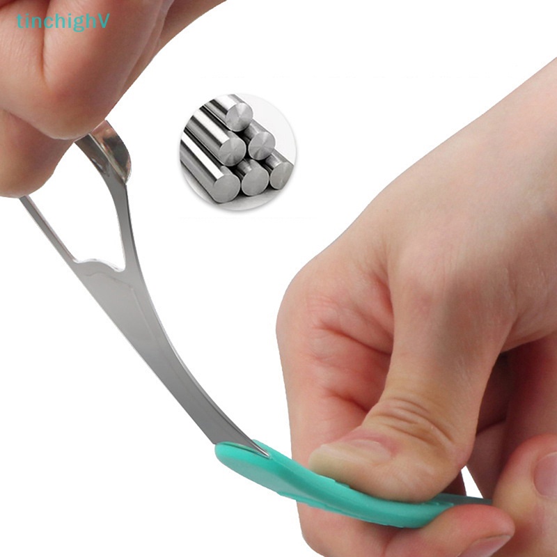 Dụng Cụ Nạo Vệ Sinh Răng Miệng Bằng Thép Không Gỉ