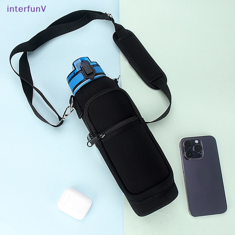 Bình Nước Thể Thao Có Tay Áo Và Ống Hút Chống Rò Rỉ Pro [Mới]