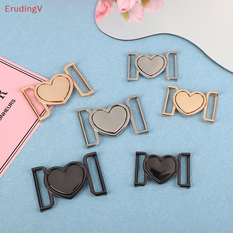 Khóa Cài Hình Trái Tim Bằng Hợp Kim Màu Vàng Bạc 30 / 40mm Chuyên Dụng Cho Dây Nịt / Áo Khoác / Da