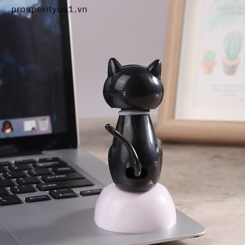 Đồ Chơi Mô Hình Chú Mèo Lắc Đầu Sử Dụng Năng Lượng Mặt Trời Chuyên Nghiệp 1 [VN]