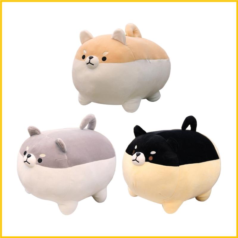 Đồ chơi nhồi bông Hình Chú Chó Mập Mạp Đáng Yêu Mềm Mại