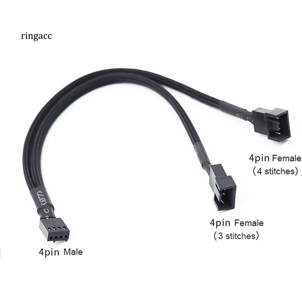 Dây Cáp Chia Nguồn RGA 27cm 4Pin PWM Cho Quạt Tản Nhiệt CPU Máy Tính