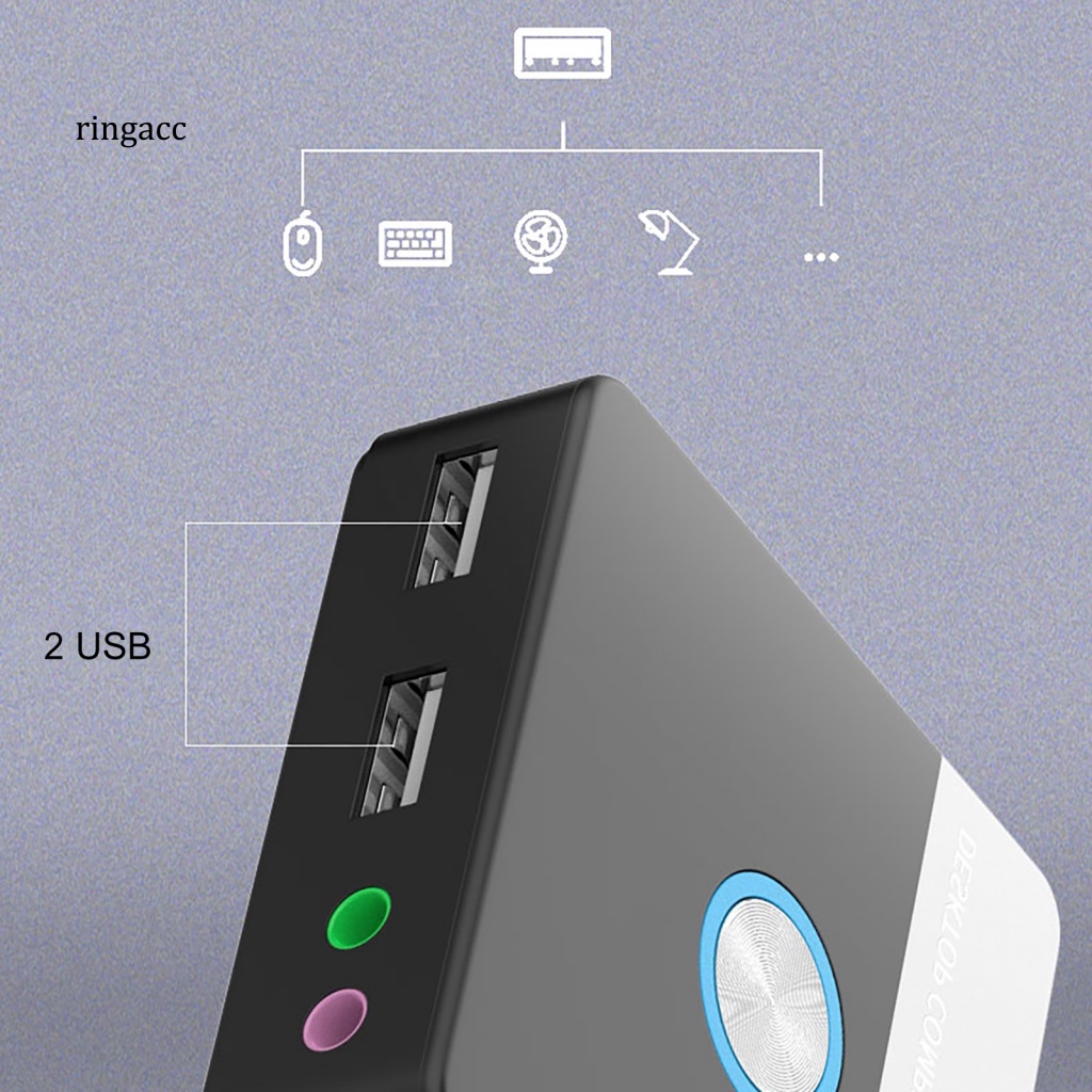 Bộ Chuyển Đổi Nguồn Điện 2 Cổng USB Cho Máy Tính Để Bàn