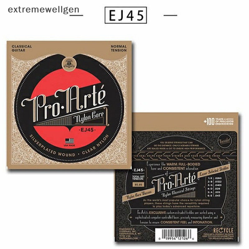 Dây Đàn guitar Cổ Điển EJ45 / EJ46 Bằng Nylon Bền Bỉ