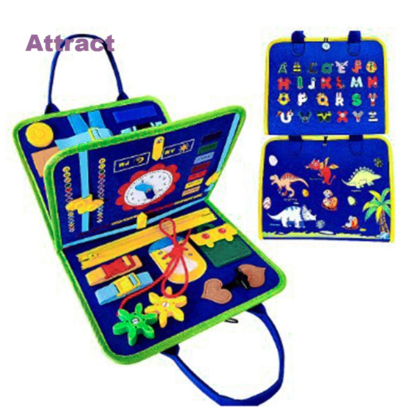 Bảng Đồ Chơi Kỹ Năng Động Cơ Một Chiều Vui Nhộn Cho Bé 1-6 Tuổi