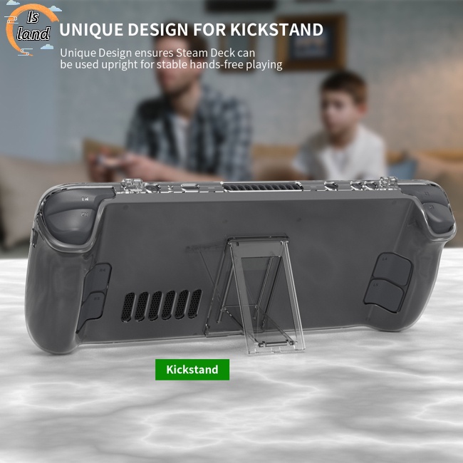 Ốp Điện Thoại Pc Cứng Trong Suốt Chống Trượt Cho Máy Chơi Game Hơi Nước