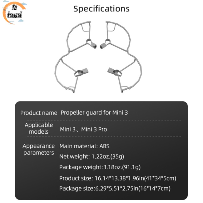 Vòng Bảo Vệ Cánh Quạt Chống Va Chạm Tháo Lắp Nhanh Cho Dji Mini 3 Drone