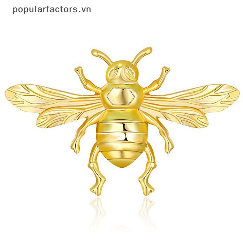 Ghim Cài Áo Hình Con Ong Bằng Hợp Kim Phong Cách Retro