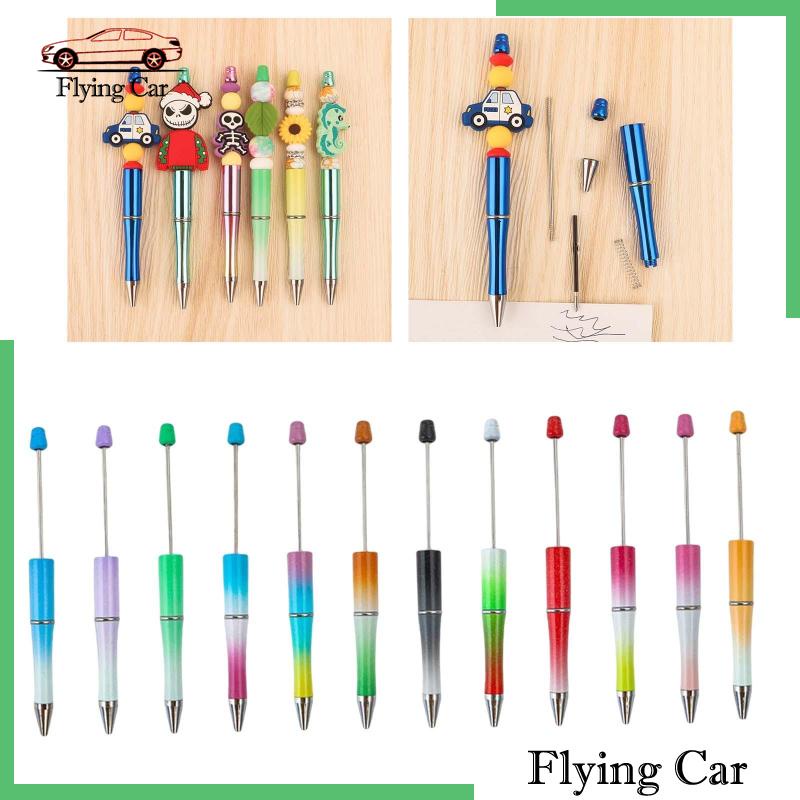 Set 2 Bút Bi Đính Hạt Cườm DIY Đa Ứng Dụng