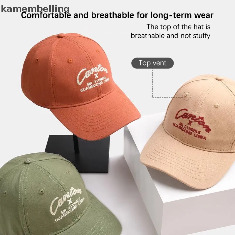 Kamembelling Mũ Lưỡi Trai Vành Rộng Mềm Mại Chống Nắng Phong Cách Hàn Quốc Dễ Phối Đồ Thời Trang Mùa Hè