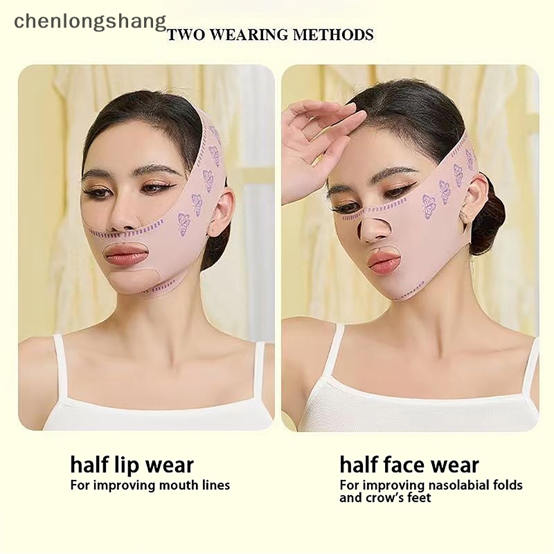 Chenlongshang Dây Đai Nâng Cơ Mặt Tạo Cằm Chữ V Chống Nếp Nhăn
