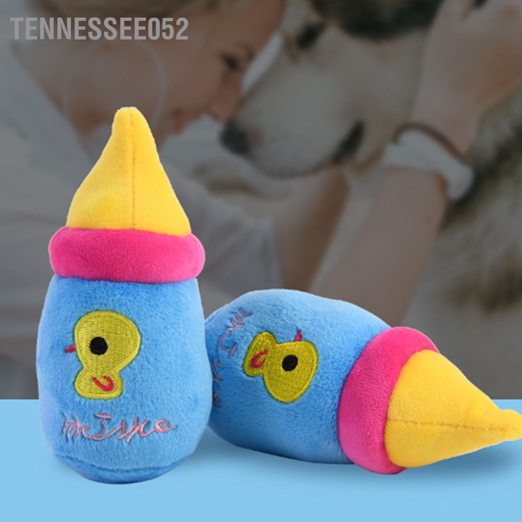 Tennessee052 Chó Sang Trọng Đồ Chơi Bình Sữa Chống Cắn Giảm Chán Mềm Cho Thú Cưng Rít Trong Nhà Ngoài Trời