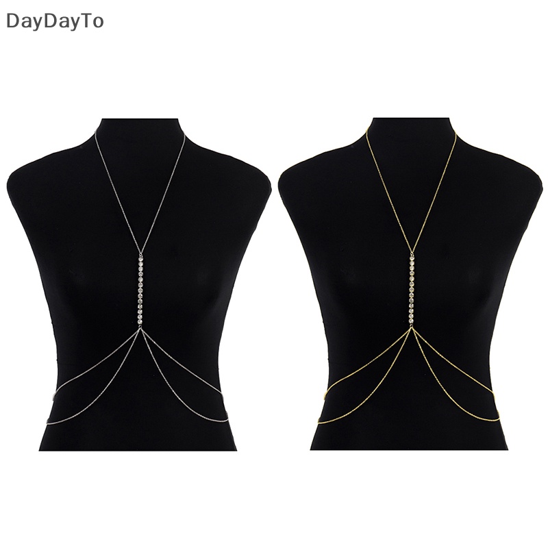 Dây Xích Đeo Áo Ngực Handmade Đính Đá Đơn Giản Quyến Rũ Cho Nữ