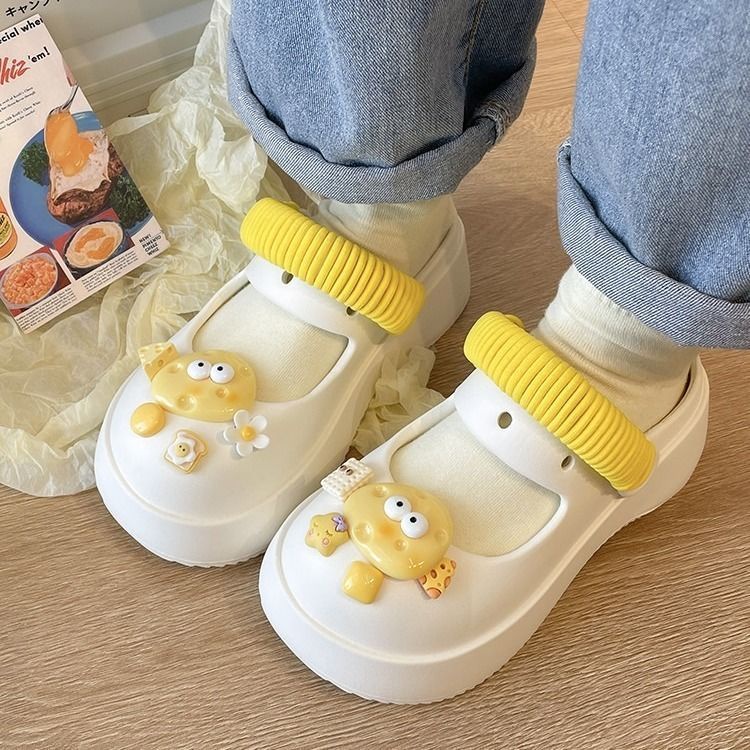 ISAHINI dép nữ dép bánh mì dép nữ dép đi trong nhà đế mềm chống trượt 23Z23060703