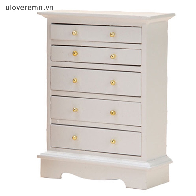 Mô Hình Tủ Quần Áo Uloveremn Tỉ Lệ 1: 12 Trang Trí Nhà Búp Bê