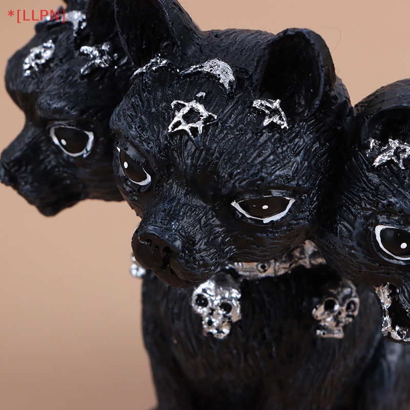 Mô Hình Nhân Vật Diabarkus Kerberos Cerberus Màu Đen Trang Trí Halloween