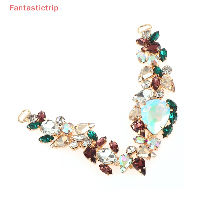 1 Chuỗi Dây Đeo Chân Đính Đá Pha Lê Kết Nối Bikini Trang Trí Quần Áo DIY Mới