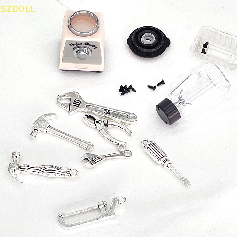 Bộ 7 Dụng Cụ Sửa Chữa Mini Cho Nhà Búp Bê Tỉ Lệ 1: 12