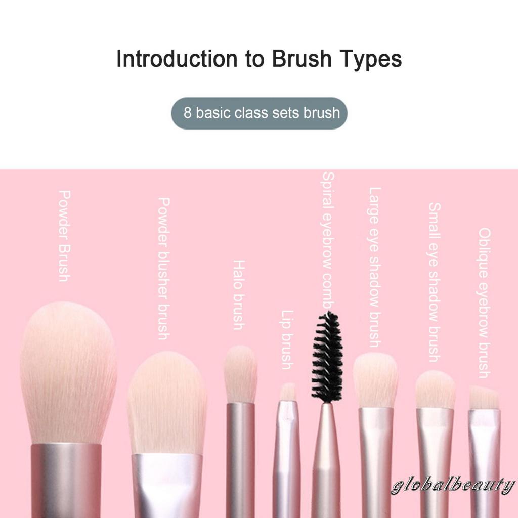 Bộ Cọ Trang Điểm GB-Makeup Kèm Túi Đựng