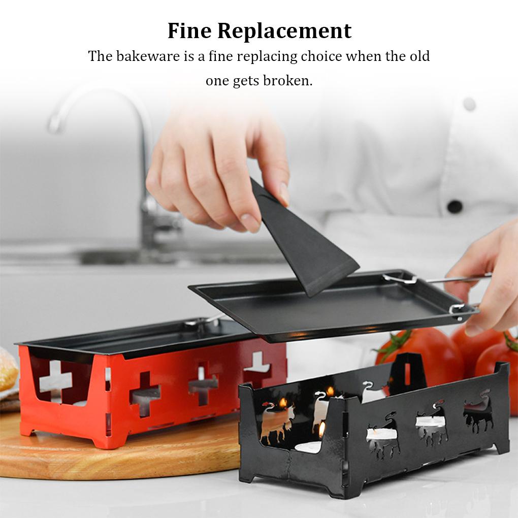 Bộ Lò Nướng Bbq Màu Sắc Trơn Chống Rỉ Sét Có Thể Giặt Sạch Tiện Dụng