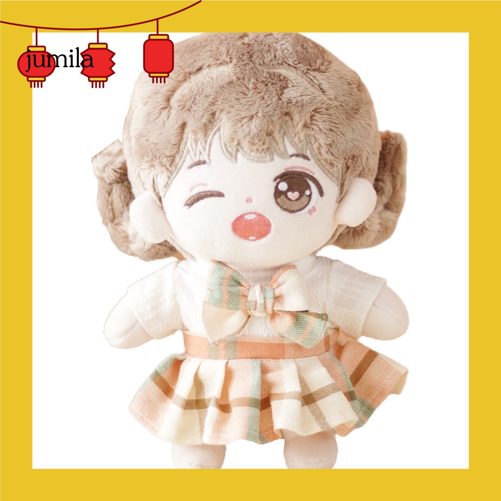 Bộ Đồ Chơi Búp Bê Nhồi Bông Hoạt Hình Dễ Thương