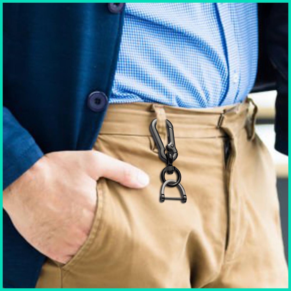 Móc Khóa Hình Móng Ngựa Bằng Thép Không Gỉ Tháo Gỡ Nhanh Chống Thất Lạc