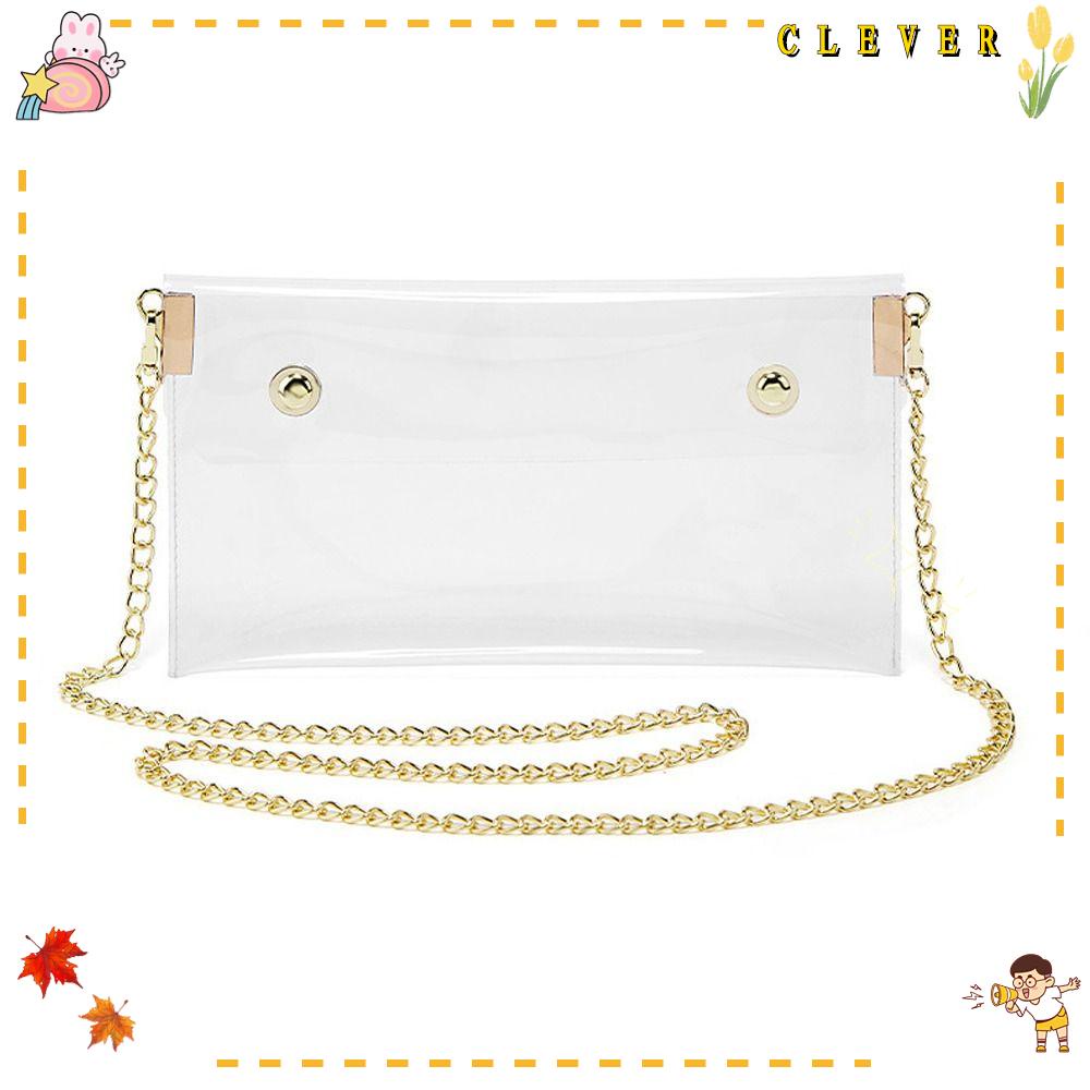 Túi Đeo Chéo Nhỏ Trong Suốt Nhìn Xuyên Thấu Dành Cho Nữ