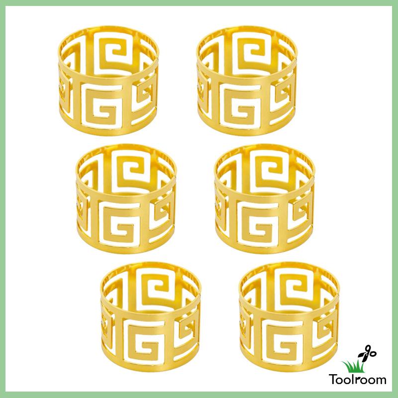 Set 6 Giá Đỡ Khăn Ăn Bằng Sắt Trang Trí Nhà Cửa