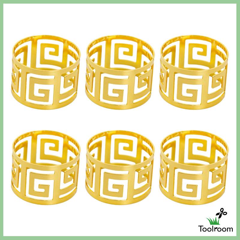 Set 6 Giá Đỡ Khăn Ăn Bằng Sắt Trang Trí Nhà Cửa