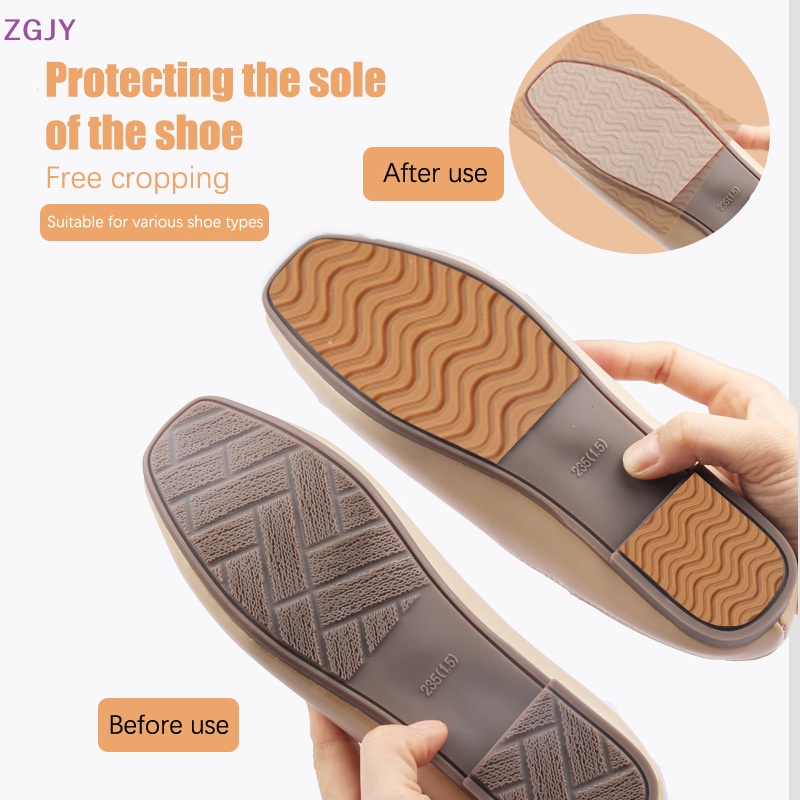 1 Cặp Miếng Dán Đế Giày Bằng Cao Su Chống Trượt Chống Mài Mòn Mới