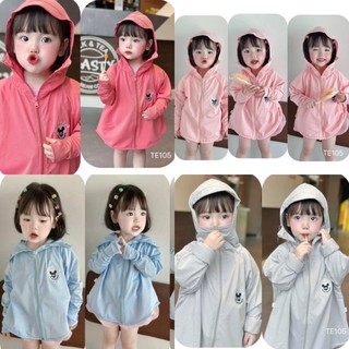 Áo chống nắng cho bé chất liệu vải thông hơi