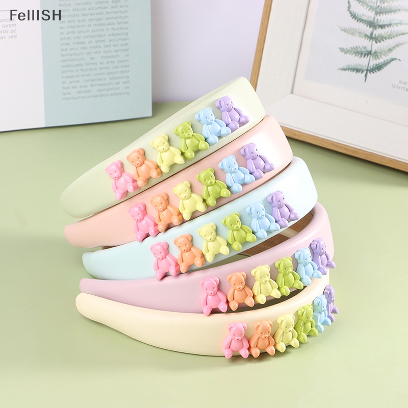 Băng Đô Cài Tóc Bằng Xốp Màu Sắc Kẹo Ngọt Dành Cho Bạn Gái 439br