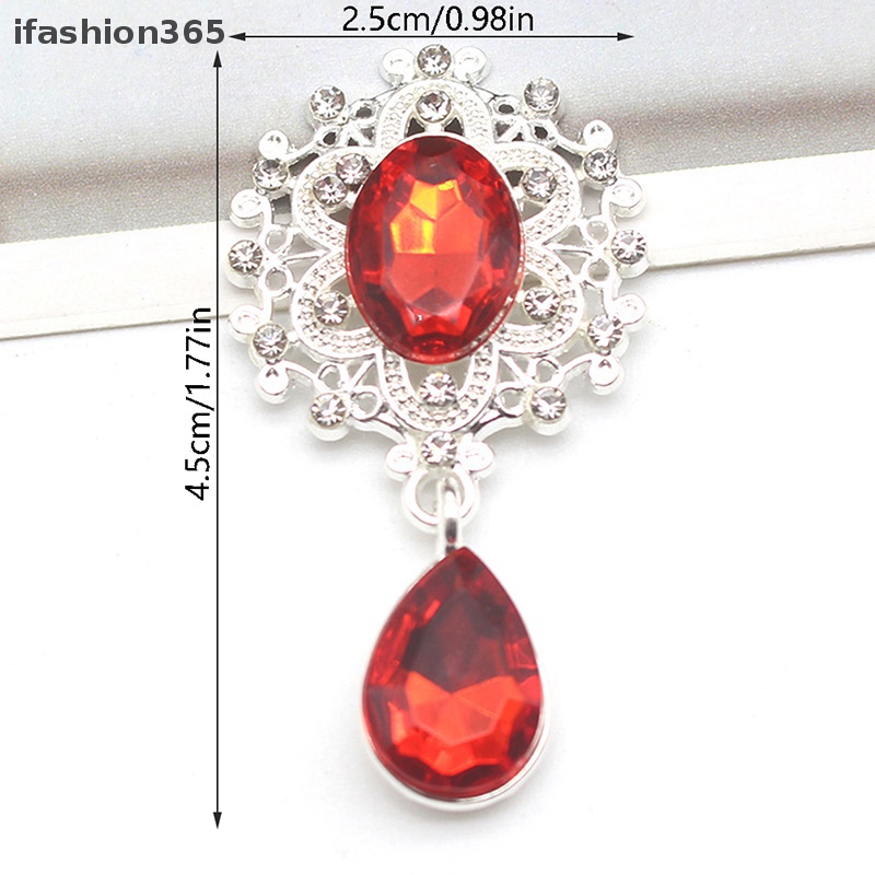 Ghim Cài Áo Đính Pha Lê Lấp Lánh Thời Trang 45 * 25mm ifashion365