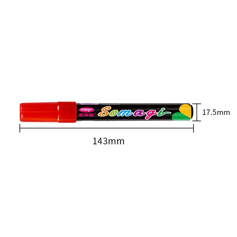 8 màu phấn lỏng bút đầy màu sắc Xóa văn bản thương hiệu cho khung LED trắng