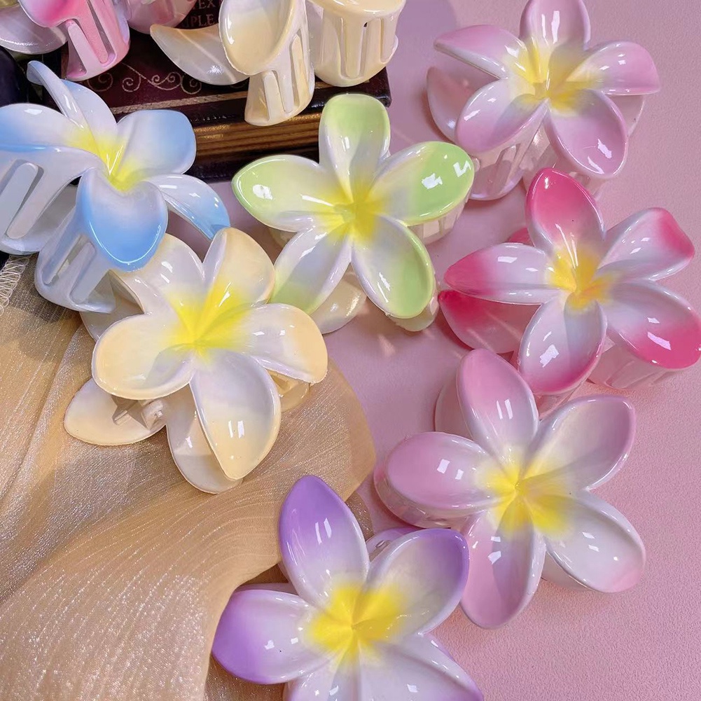 Kẹp Tóc Hình Cá Mập Đính Hoa Giả Nhiều Màu Sắc Thu Hút