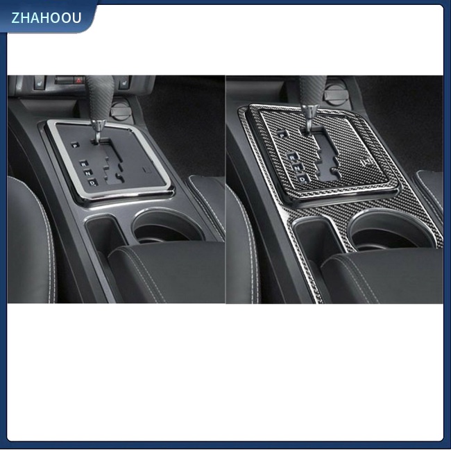 ☃Nhà Cửa☃ Set 4 Vỏ Bọc Bảng Điều Khiển Cần Gạt Số Họa Tiết Sợi Carbon Cho Challenger