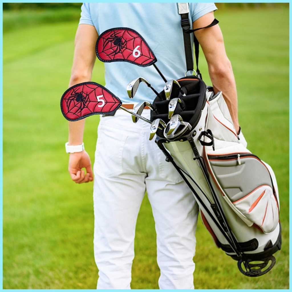 Vỏ Bọc Đầu Gậy Đánh Golf Thêu Họa Tiết Nhện Hoạt Hình Thông Dụng
