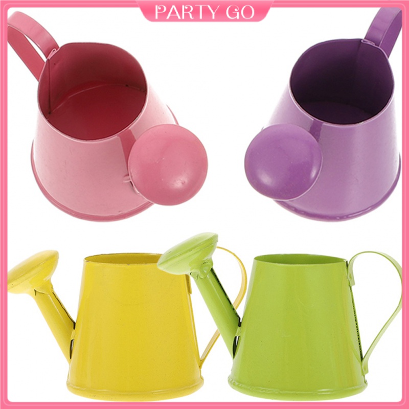 Set 4 Bình Tưới Cây Mini Bằng Kim Loại