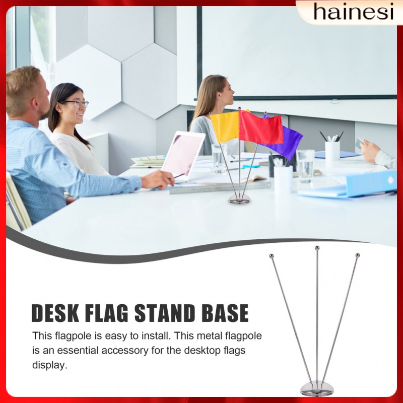 Giá Đỡ Cờ Mini Bằng Kim Loại Dùng Trang Trí Bàn Làm Việc