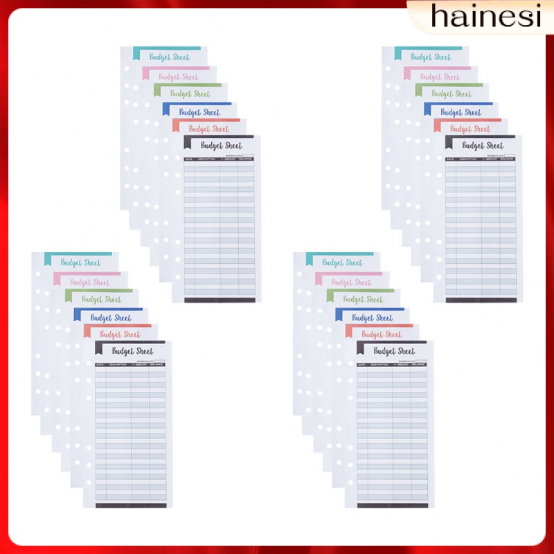 Bộ 24 Bìa Thư Tài Liệu Khổ A6 Tiện Dụng