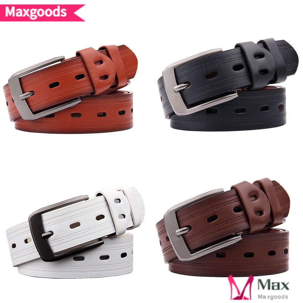 Thắt Lưng Da Màu Trơn Phong Cách Cổ Điển Thời Trang