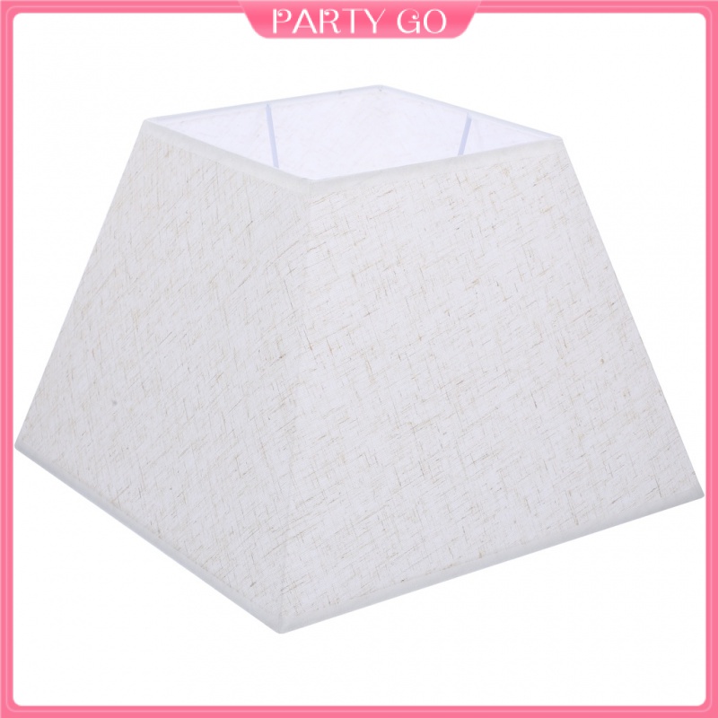 Vỏ Bọc Đèn Sàn Hình Vuông Bằng Vải Lanh Phong Cách Vintage