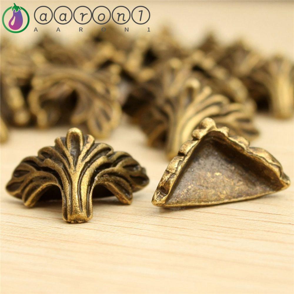 Aaron1 Giá Đỡ Góc Bằng Hợp Kim Kẽm Chạm Khắc Hình Nhánh Cây Trang Trí Thủ Công