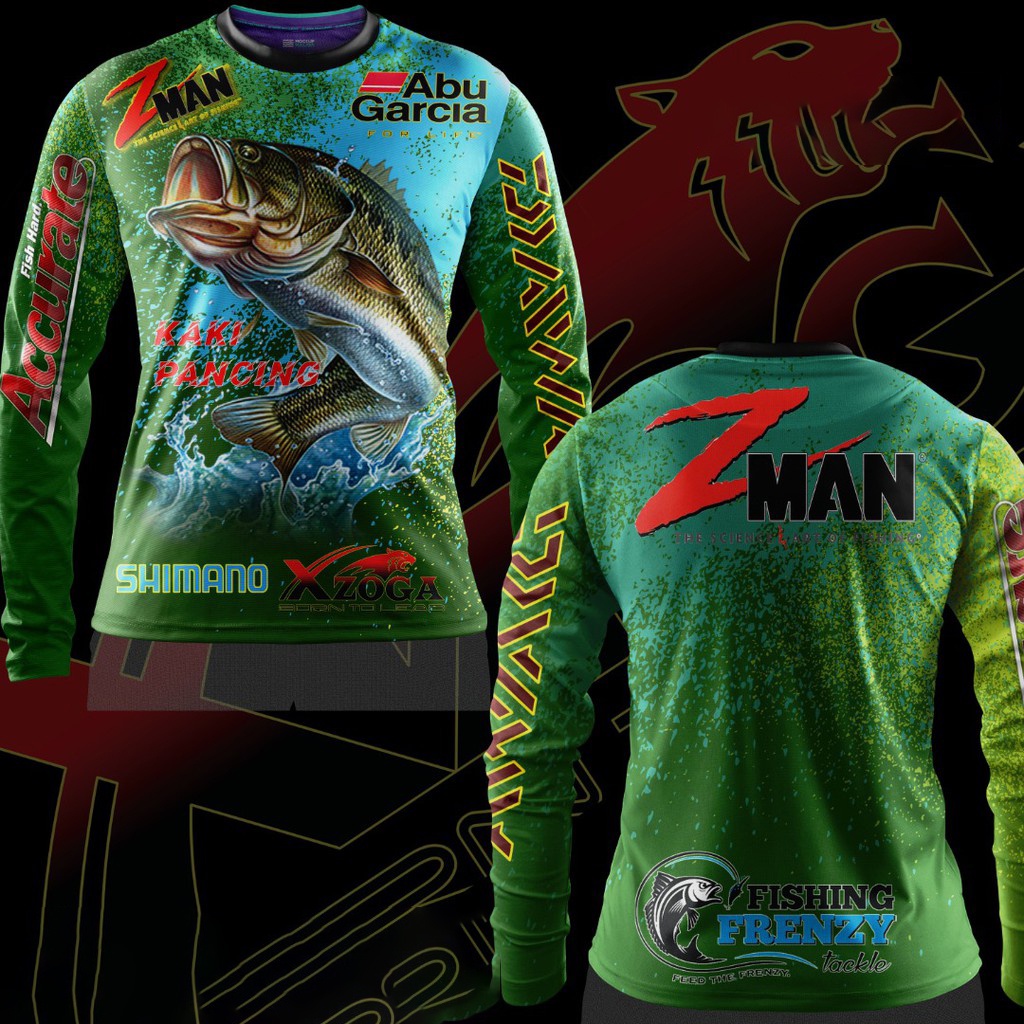 Áo Thun Câu Cá BASS Tay Dài