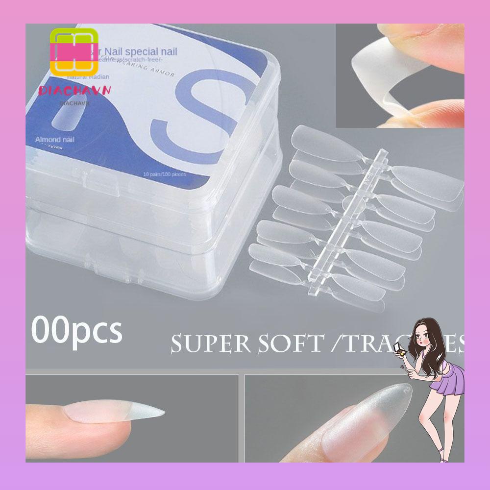Set 100 Móng Tay Giả Không Để Lại Dấu Vết