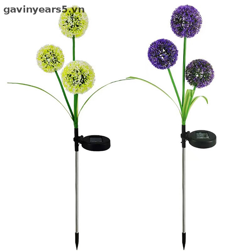 Đèn LED Trang Trí Sân Vườn Hình Hoa Bồ Công Anh Sử Dụng Năng Lượng Mặt Trời