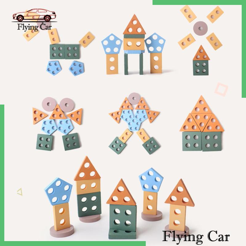 Đồ Chơi Xếp Chồng Lên Nhau Bằng Gỗ Lzdjfmy2 Cho Bé 18 Tháng Tuổi